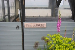 Lookout sign, given to us by a guest called Anne