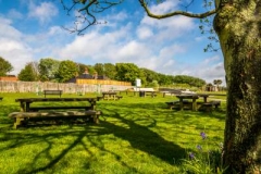 Picnic area and outside gym in Mundesley